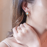 Iris Opal Earring