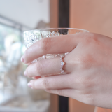 Iris Heart Opal Ring