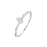 Memory Trail Moonstone Ring