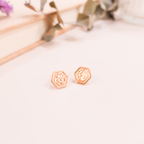 Starlit Elise Amethyst Studs
