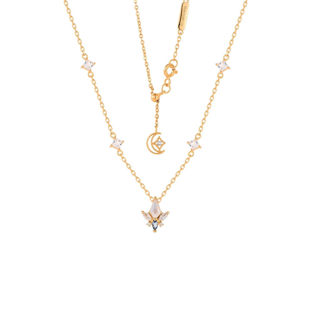 Estelle Trinket Moonstone Necklace