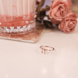 Chérie-lien Tie Ribbon Pearl Ring
