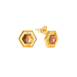 Starlit Elise Amethyst Studs
