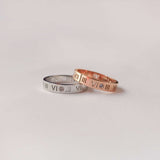 Roman Timeless Couple Ring