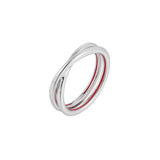 Sylvia's Unisex Men Criss-cross Ring