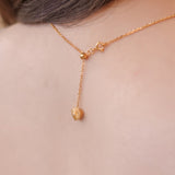Rosé Garnet Locket Necklace
