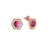 Starlit Elise Amethyst Studs