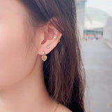 Jordelle Rose Quartz Earring