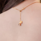 Rosé Garnet Locket Necklace