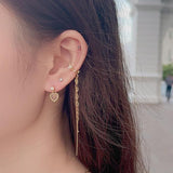 Jordelle Rose Quartz Earring