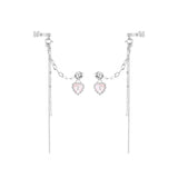 Jordelle Rose Quartz Earring