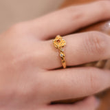 Rosé Garnet Gemstone Ring