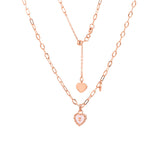 Jordelle Rose Quartz Necklace