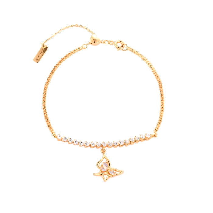 Starry NaBi Butterfly Moonstone Tennis Bracelet