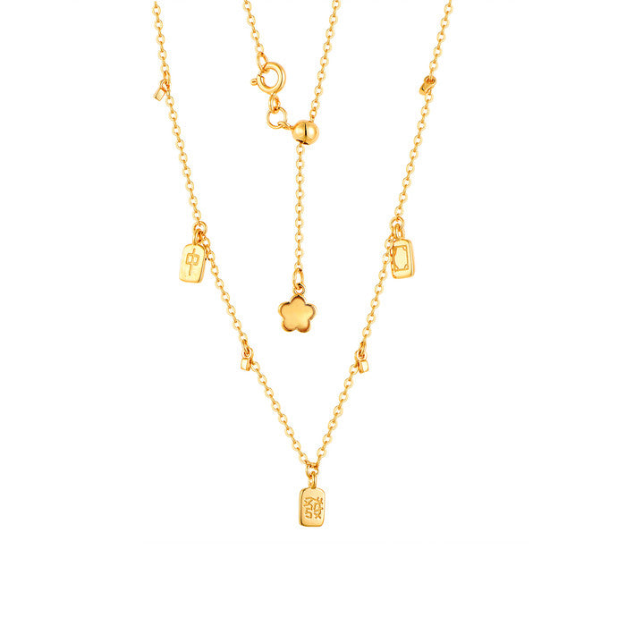 Trio Drago Citrine Necklace