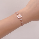 Oriental Floral Mahjong Bracelet