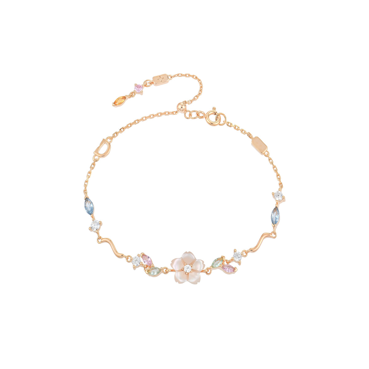 [PRE-LAUNCH PREORDER] Threaded Blossom Mother of Pearl Sakura Bracelet