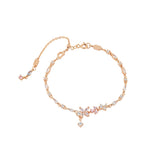 Flutter Jewel Butterfly Moonstone Tennis Bracelet
