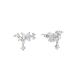 Flutter Jewel Butterfly Moonstone Stud Earrings
