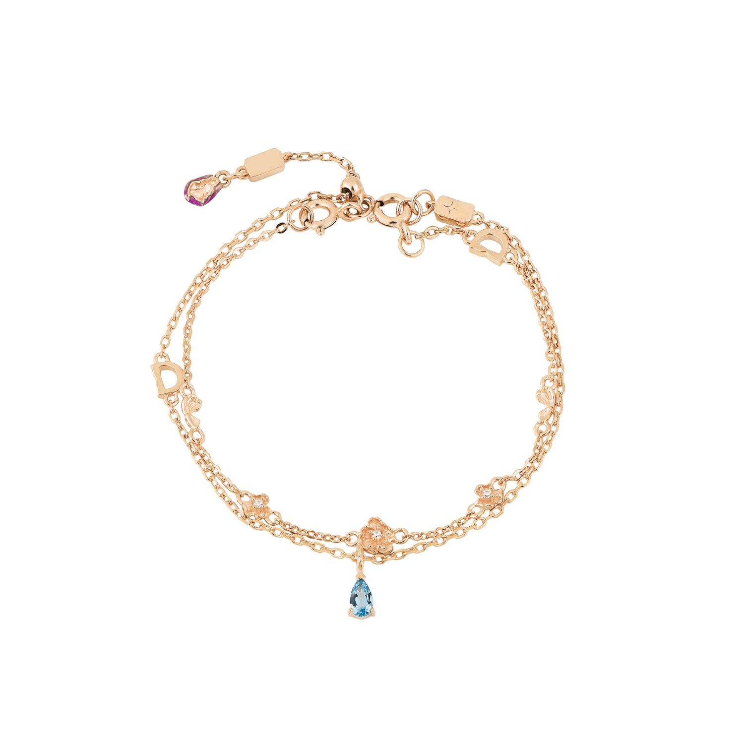 Indigo Bloom 2-In-1 Topaz Bracelet