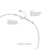 Indigo Bloom 2-In-1 Topaz Necklace