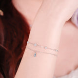 Indigo Bloom 2-In-1 Topaz Bracelet