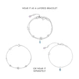 Indigo Bloom 2-In-1 Topaz Bracelet