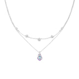 Indigo Bloom 2-In-1 Topaz Necklace