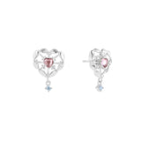 La Belle Heart 4-Way Ear Studs