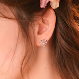 La Belle Heart 4-Way Ear Studs