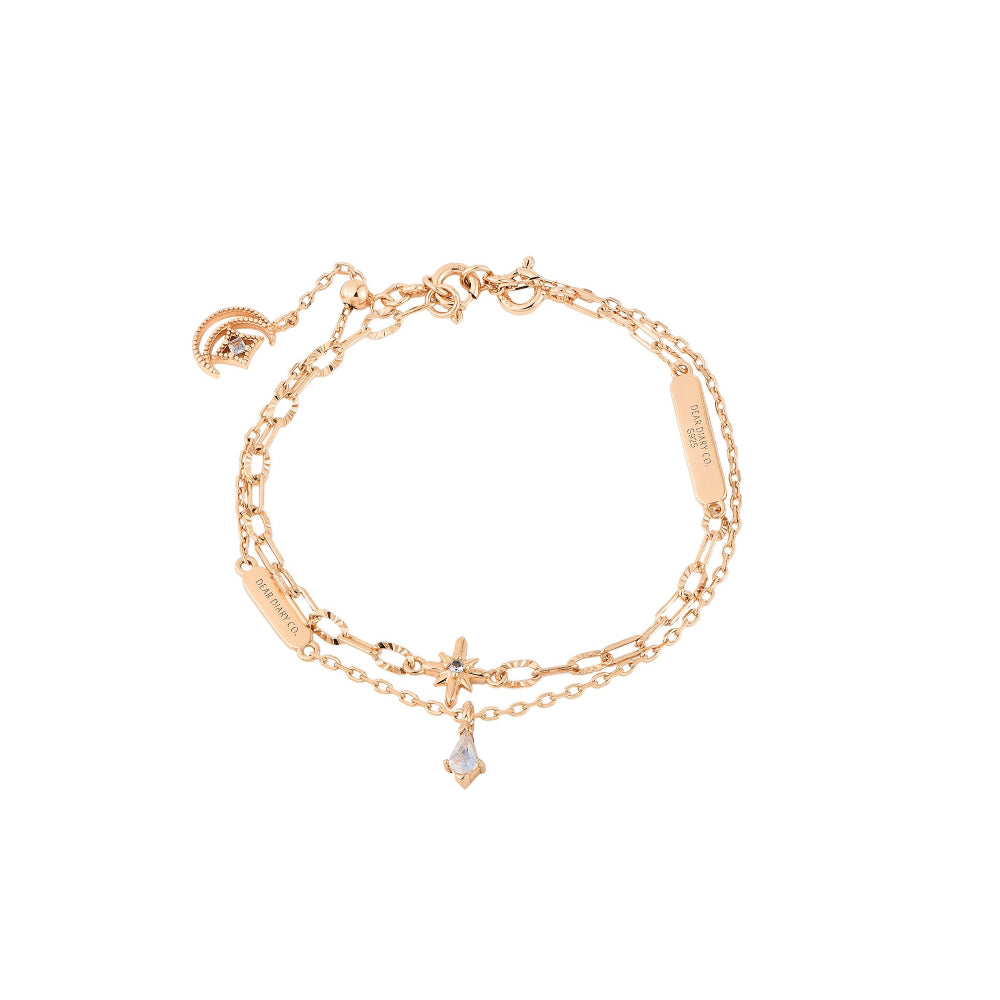 Luna 2-in-1 Moonstone Bracelet