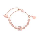 Oriental Floral "HU" Mahjong Bracelet