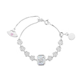 Oriental Floral "HU" Mahjong Bracelet