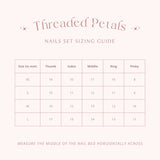 [Exclusive] Threaded Petals Press-On Nails Set
