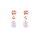 Swiftlet Drop Pearl Earrings