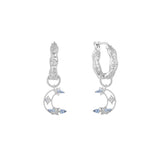 Luna Moonstone 2-Ways Earrings